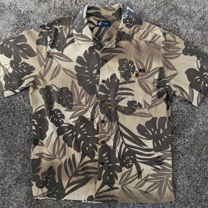 Men's Caribbean Joe Hawaiian Shirt w/Pocket (A205)